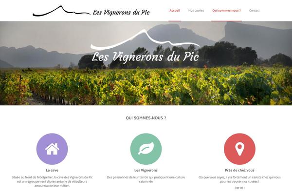 vignerons theme websites examples