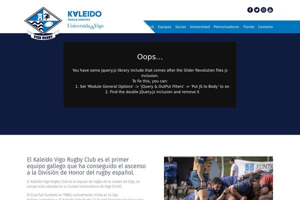 Site using WP Club Manager - Manage your sports club plugin