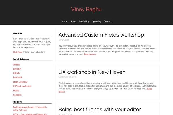 WordPress website example screenshot