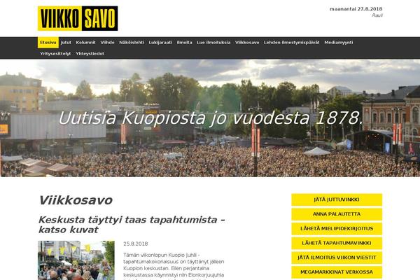 viikkosavo.fi site used Pikkulehdet-viikkosavo