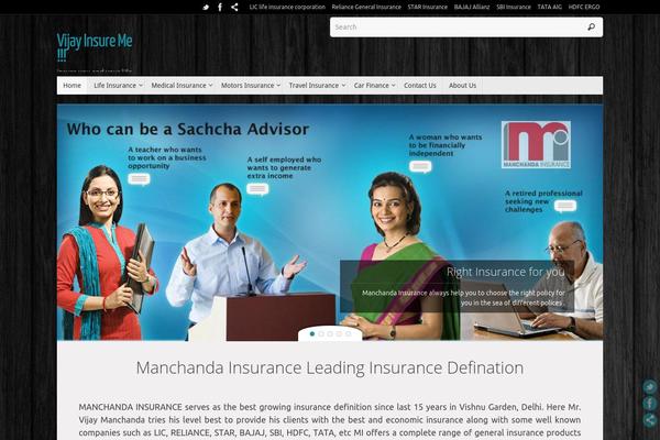 Tempera theme site design template sample