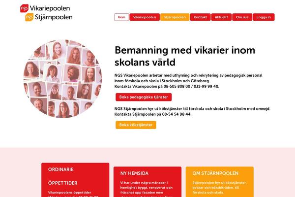 vikariepoolen.se site used Vikariepoolen