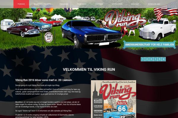 Viking theme site design template sample