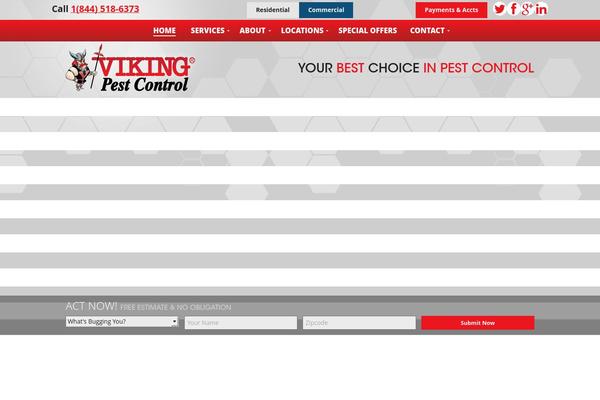 vikingpest theme websites examples