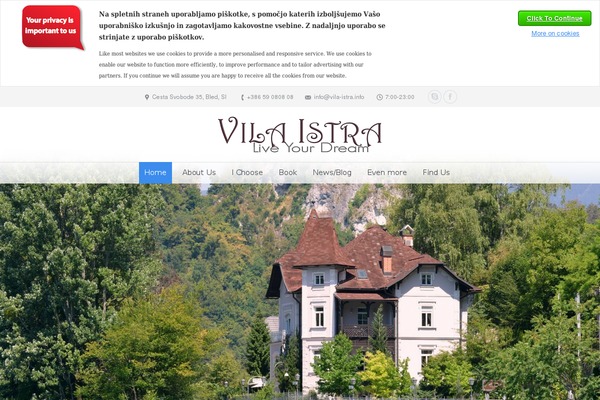 vila-istra.info site used Live-your-dream-4.4.1