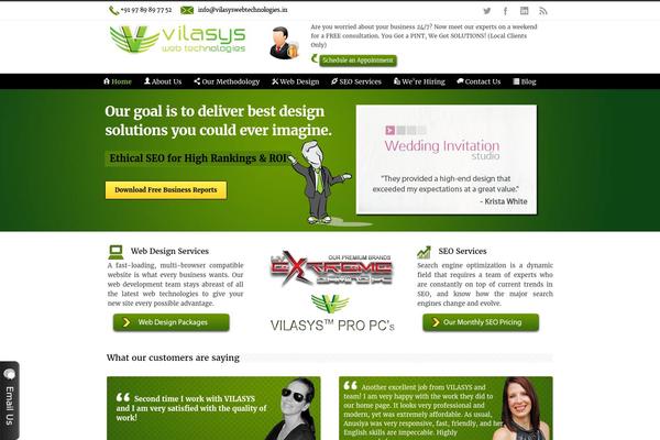 vilasyswebtechnologies.in site used Vilasys