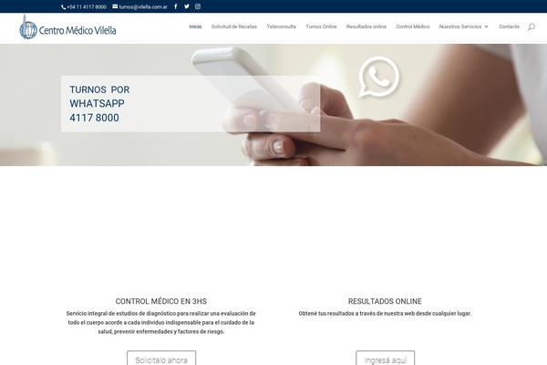 Divi theme site design template sample