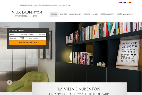 villa-daubenton.com site used Hotelify