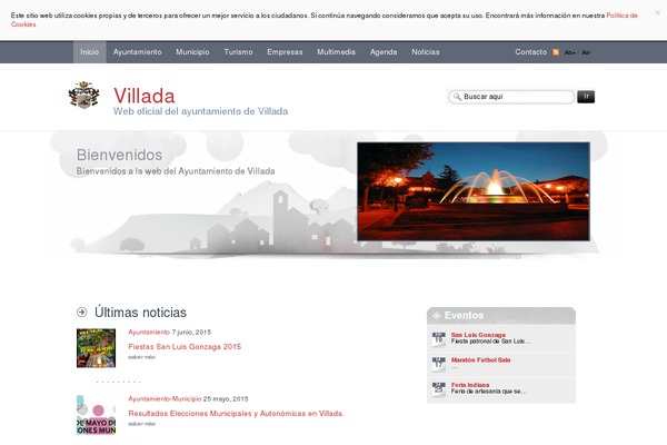 villada.es site used Municipio