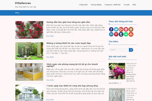 Focusblog theme site design template sample