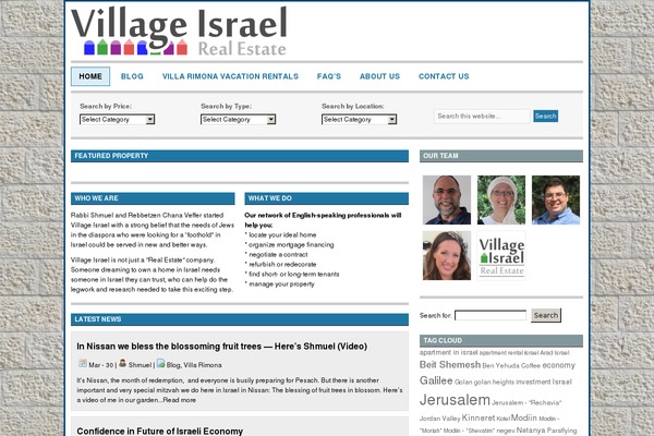 villageisrael.com site used Homeowner