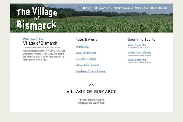 villageofbismarck.org site used Themify-ultra1