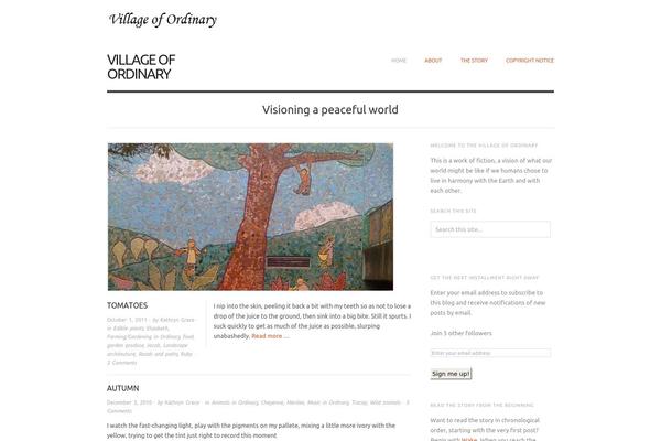 WordPress website example screenshot