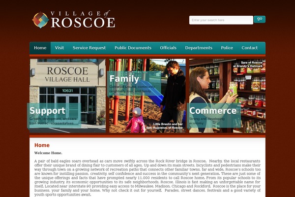 roscoe theme websites examples