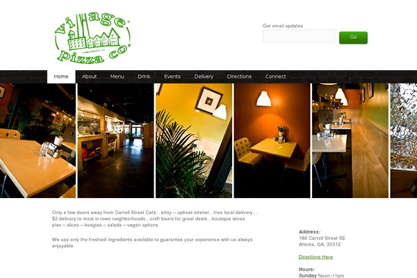 Twenty Ten theme site design template sample