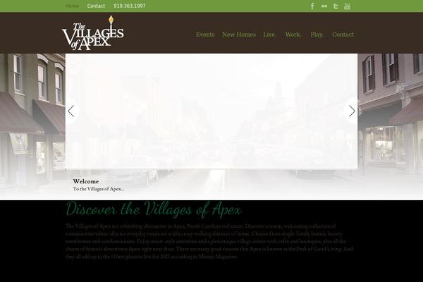WordPress website example screenshot