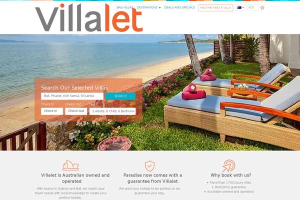 villalet.com site used Villalet