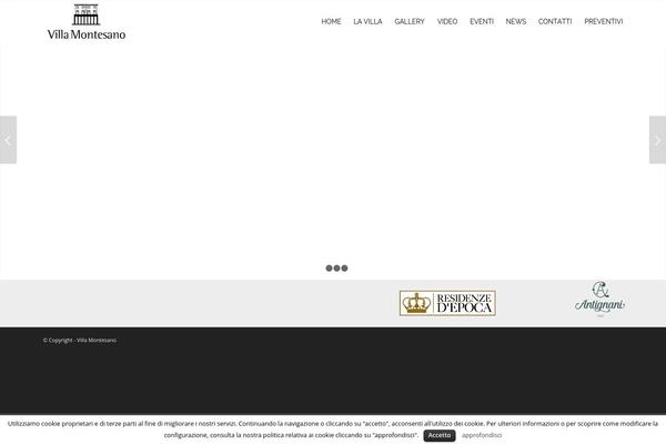 Enfold theme site design template sample