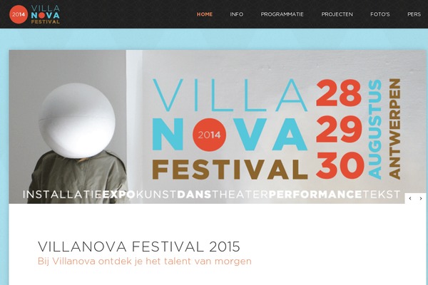 villanovafestival.be site used Villanova