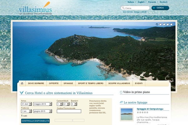 villasimius.org site used Villasimius