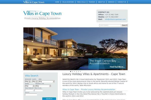 villasincapetown.com site used Realestate_2