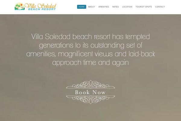 villasoledadbeachresort.com site used Villa-soledad