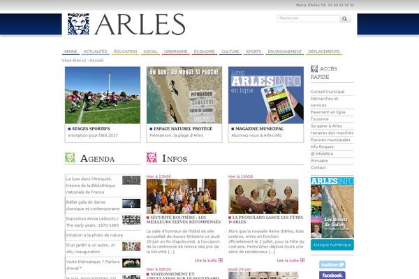 Site using OSS-arles plugin