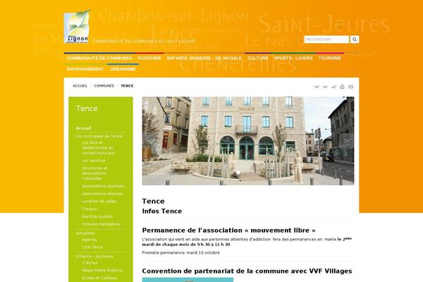 ville-tence.fr site used Cchl