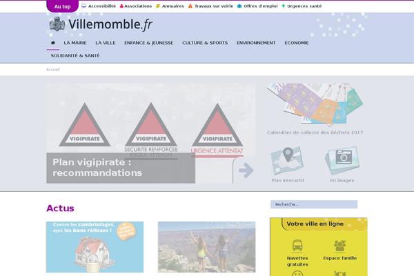 ville-villemomble.fr site used SmartMag Child
