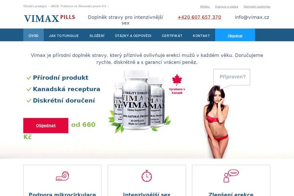 vimax.cz site used Vimax