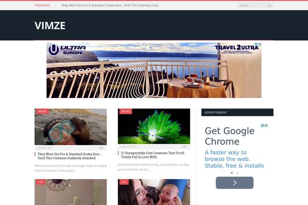 SmartMag theme site design template sample