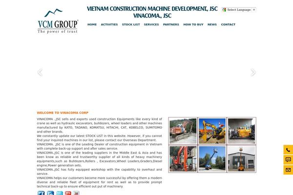 vinacoma.com site used Xaydung