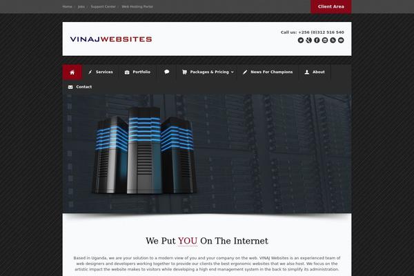 WordPress website example screenshot