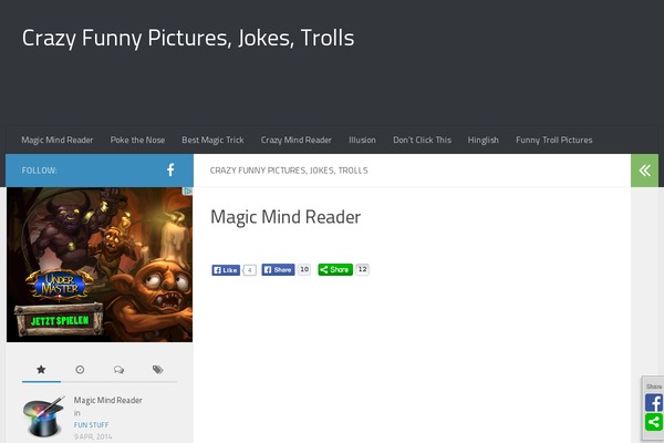 Hueman theme site design template sample
