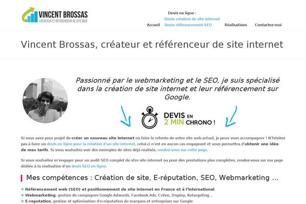 vincent-brossas.com site used Vincent-brossas