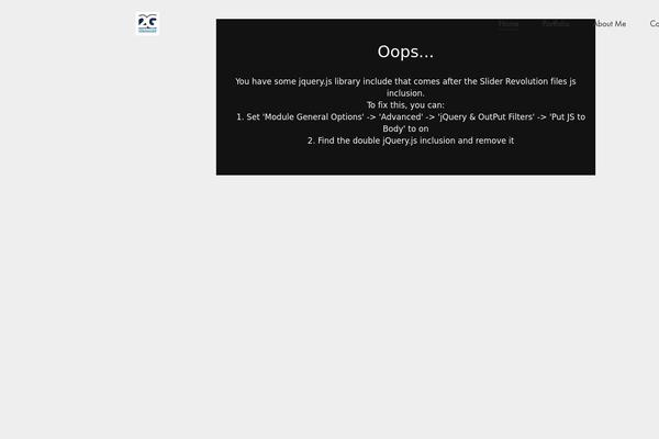 Kalium theme site design template sample