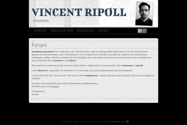 vincentripoll.fr site used Vantage