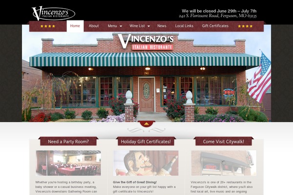 The Restaurant theme site design template sample