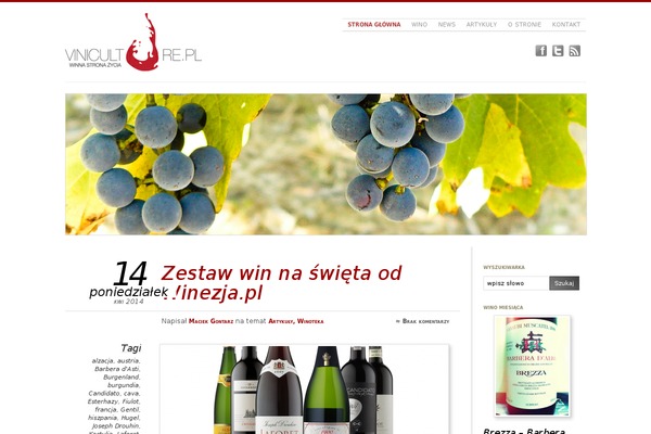 viniculture.pl site used Chateau v2.0