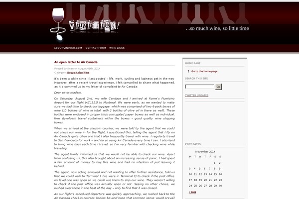 WordPress website example screenshot