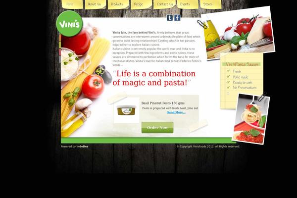 vinisfoods.com site used Vfoods1