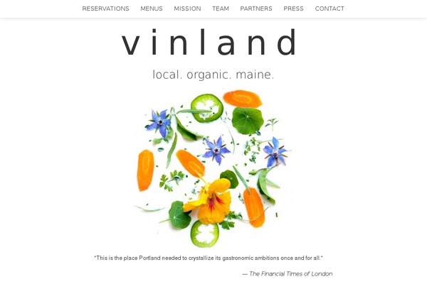 vinland.me site used Vinlandtheme