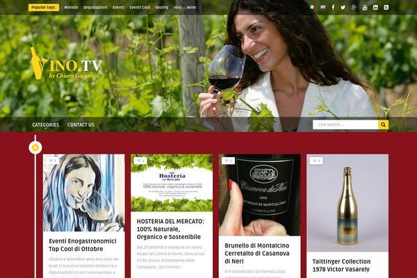 vino.tv site used Wine-wp