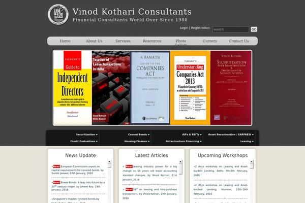 vinodkothari.com site used Enfold_new