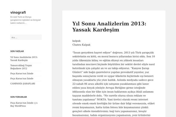 Twenty Fifteen theme site design template sample