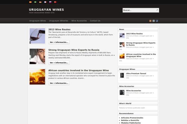 vinosuruguay.com site used Arras WP theme
