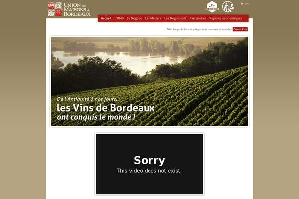 vins-bordeaux-negoce.com site used Umb