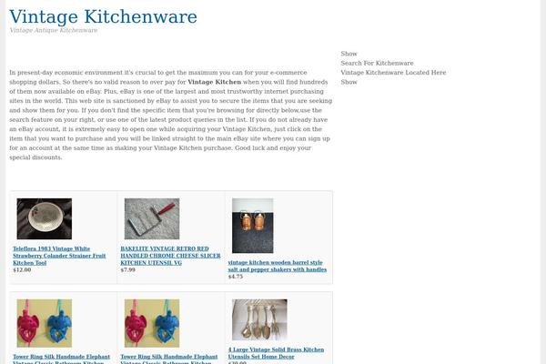vintage-kitchenware.com site used Swift Basic