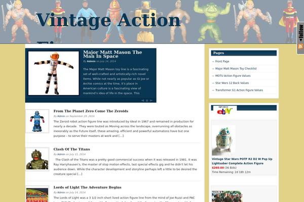 Hybrid News theme site design template sample