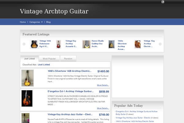 WordPress website example screenshot